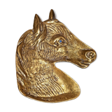 Empty bronze horse pocket