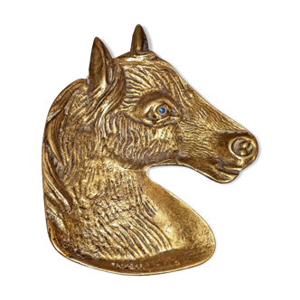 Empty bronze horse pocket