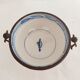 Asian bowl with metal frame imitating bamboo