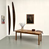 Solid beech farmhouse table