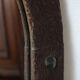 Old handcrafted Gothic style wooden mirror
