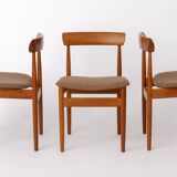 Set of 3 Vintage Teak Dining Chairs by Farsø Stolefabrik, 1960s Danish
