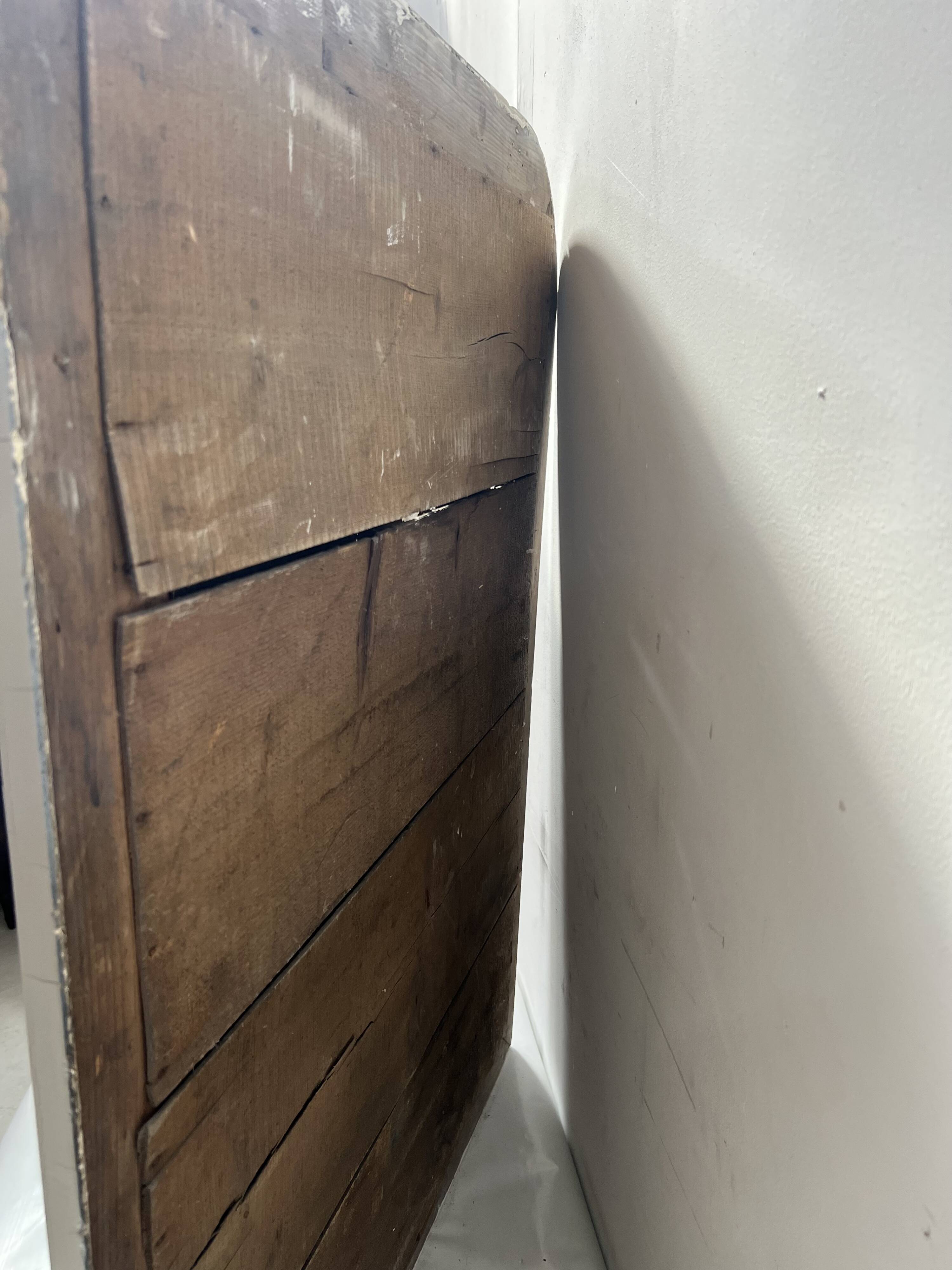 Louis Philippe mirror in wood and patinated stucco, 19th century