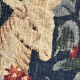Vintage tapestry hand-screen printed in France