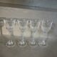 4 antique stemmed glasses