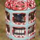 Antique Italian ceramic birdcage