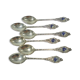 Series of 6 mocha spoons