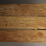 Vintage Scandinavian Solid Pine Bench. 1960s