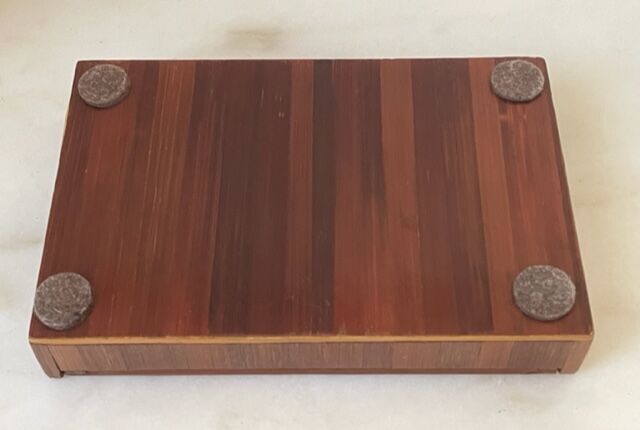 Art Deco straw marquetry box