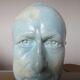 Head, plaster bust "man"