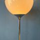 Space Age Guzzini Mid Century floor lamp with white acrylic shade