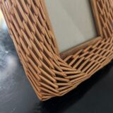 Wicker photo frame