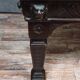 Important Renaissance style table in solid oak, circa 1850