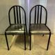 Two vintage chairs attributed to Robert Mallet Stevens.