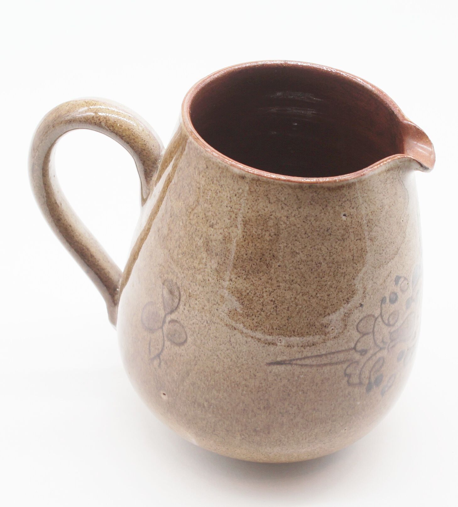 Ceramic pitcher flowers