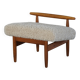 Eivind A. Johansen, pouf in oak with lightweight lambswool upholstery for FDB Møbler.