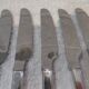 12 Christofle Concorde silver plated dessert knives, 19cm