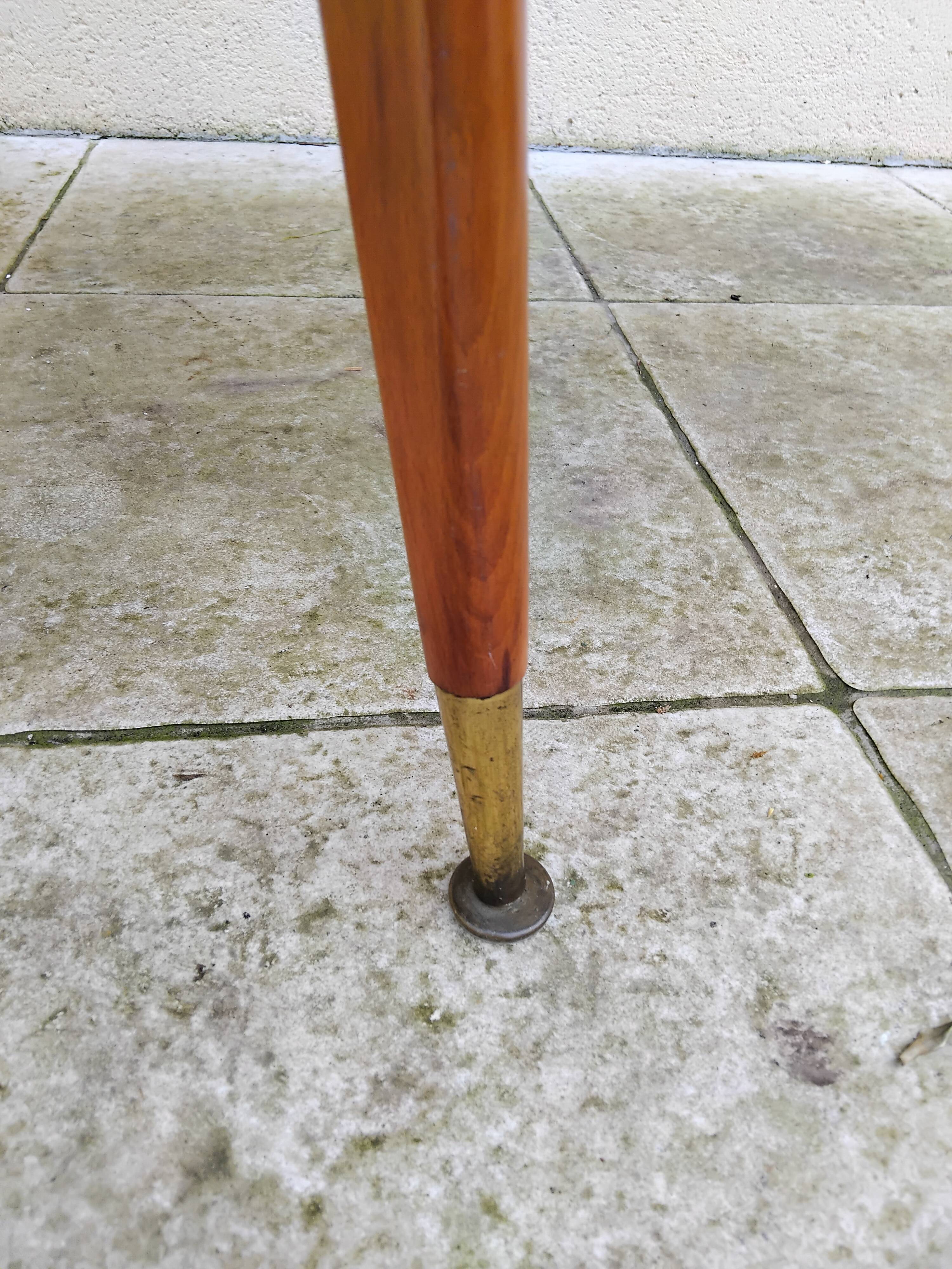 Vintage Formica table, height adjustable and extendable, 1950s