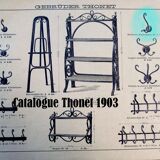 Single wall patére N°1 of Thonet Ca 1900, hat holder