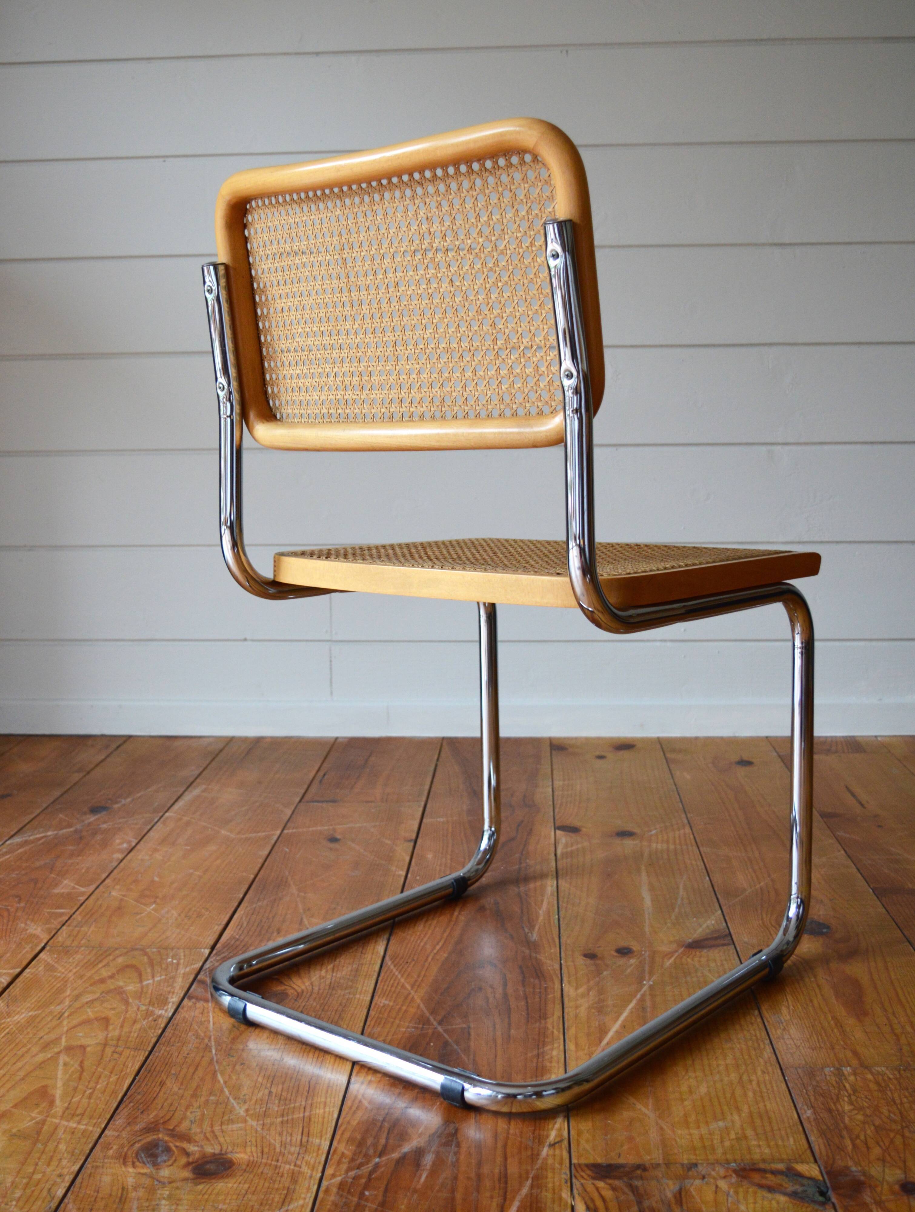 Trio of Breuer B32 chairs