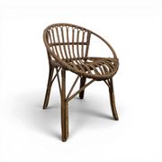 Bamboo and rattan armchair