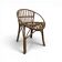 Bamboo and rattan armchair