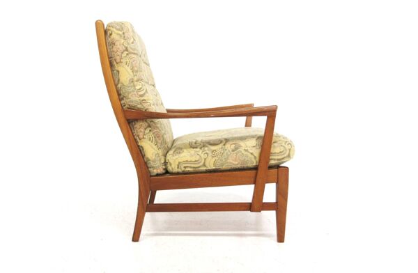 Fauteuil scandinave en acajou, Suède, 1960