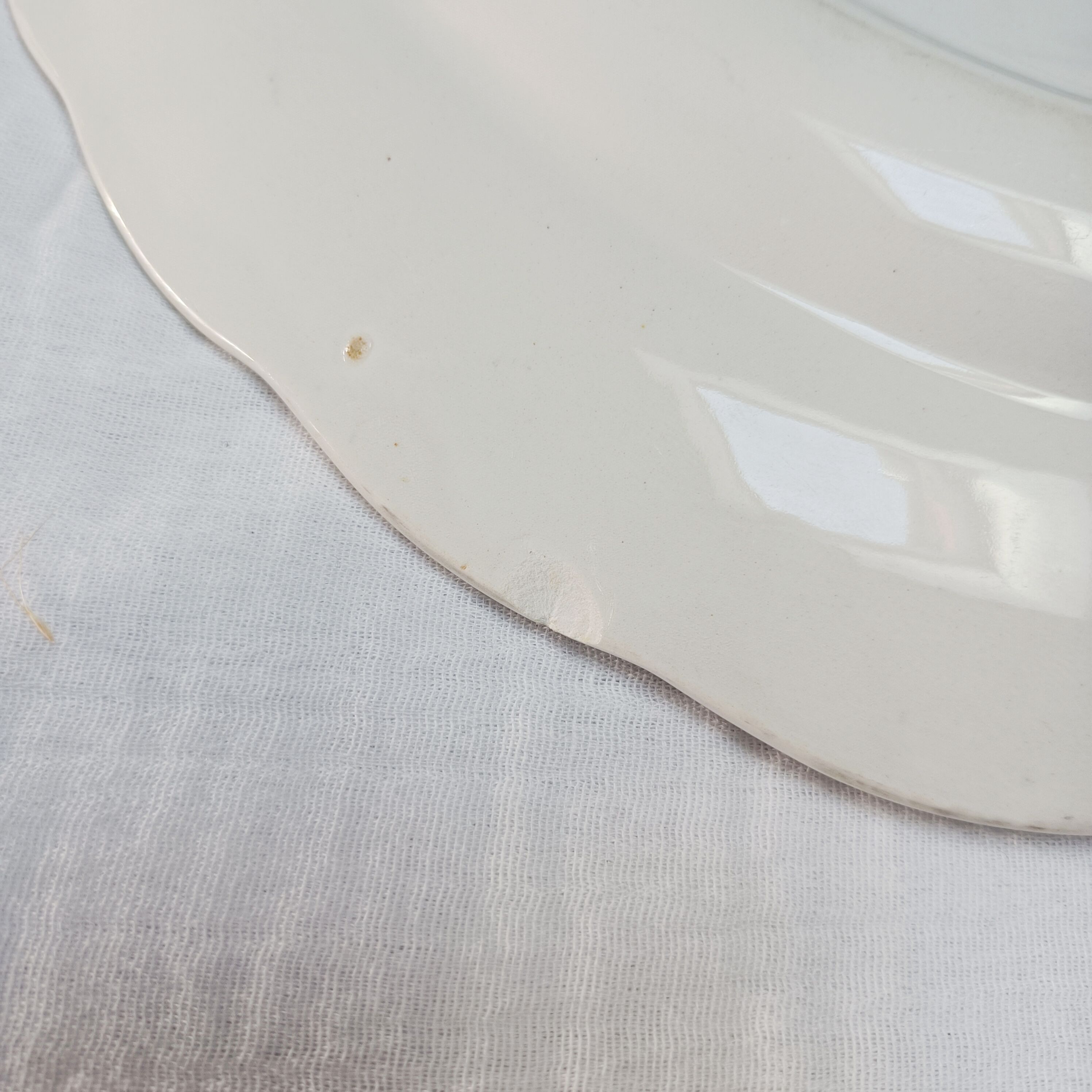 Ridgway Staffordshire oval flat, Windsor blue