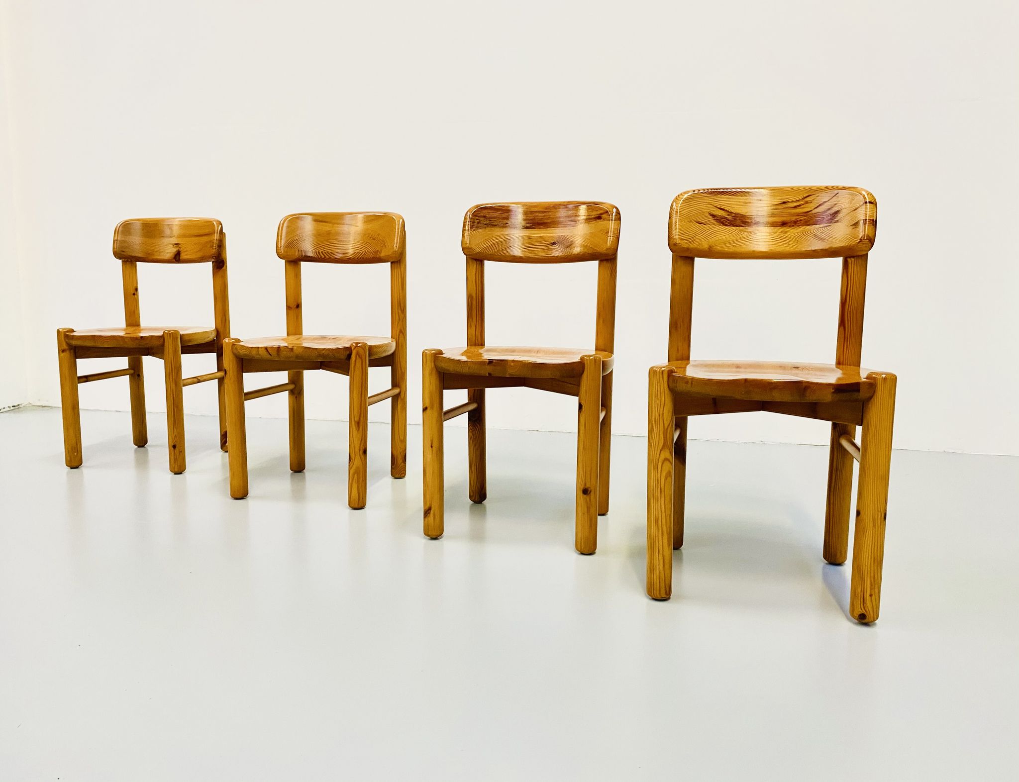 Danish chairs in solid pine by Rainer Daumiller for Hirtshals Savaerk, 1970