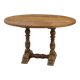 Table circulaire en chêne début 20ème