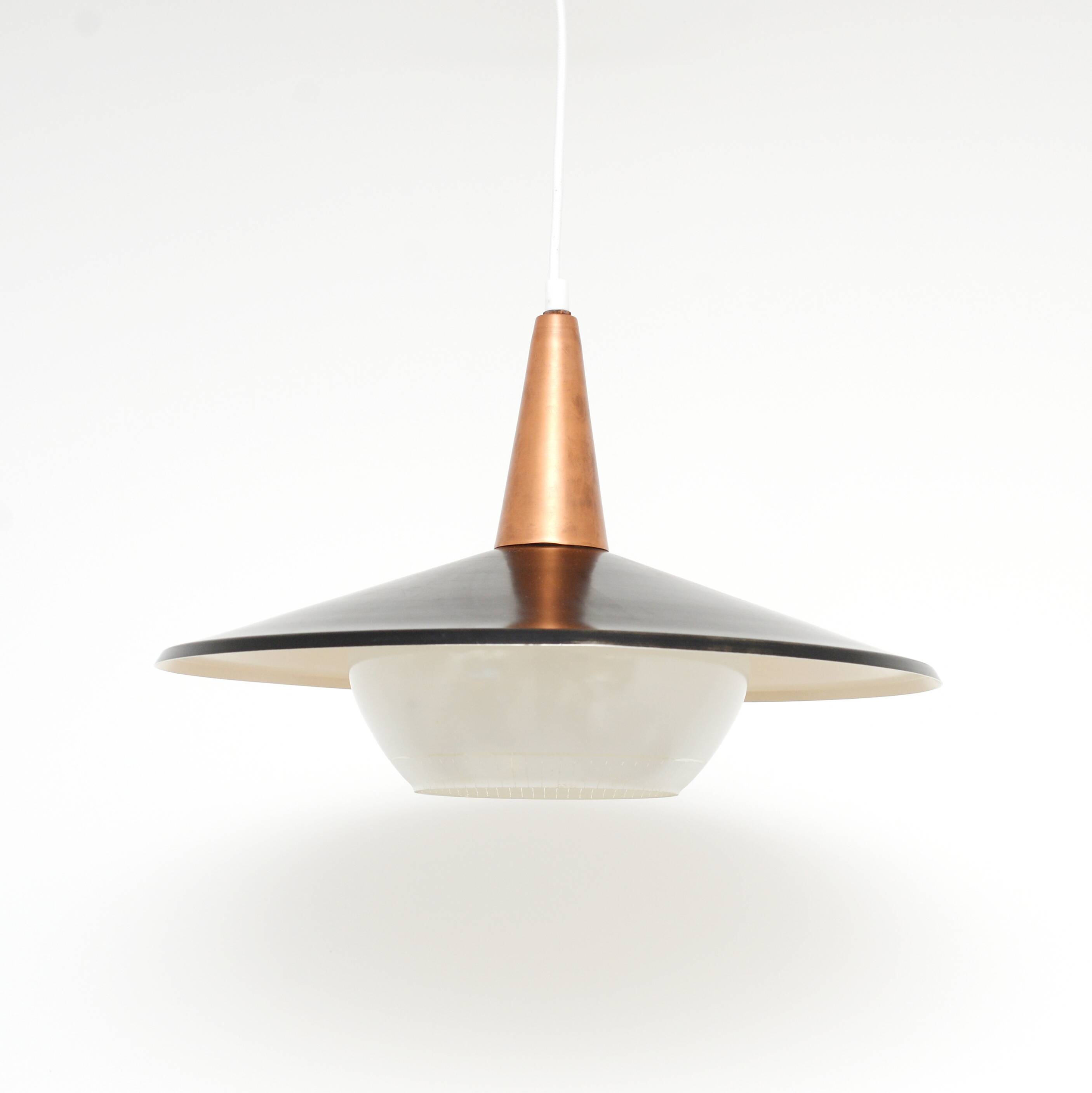 Glass Vintage lamp, Denmark 1960s
