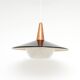 Glass Vintage lamp, Denmark 1960s