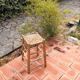 Rush and birch stool 1960