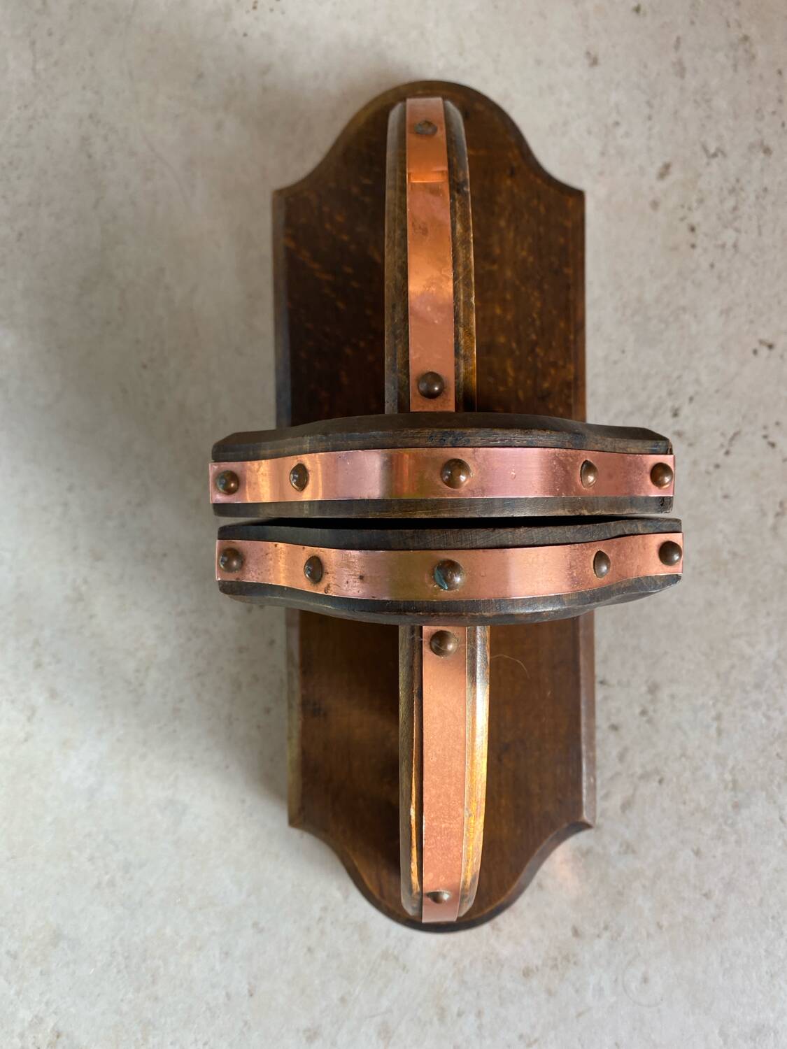 Vintage wooden bookend