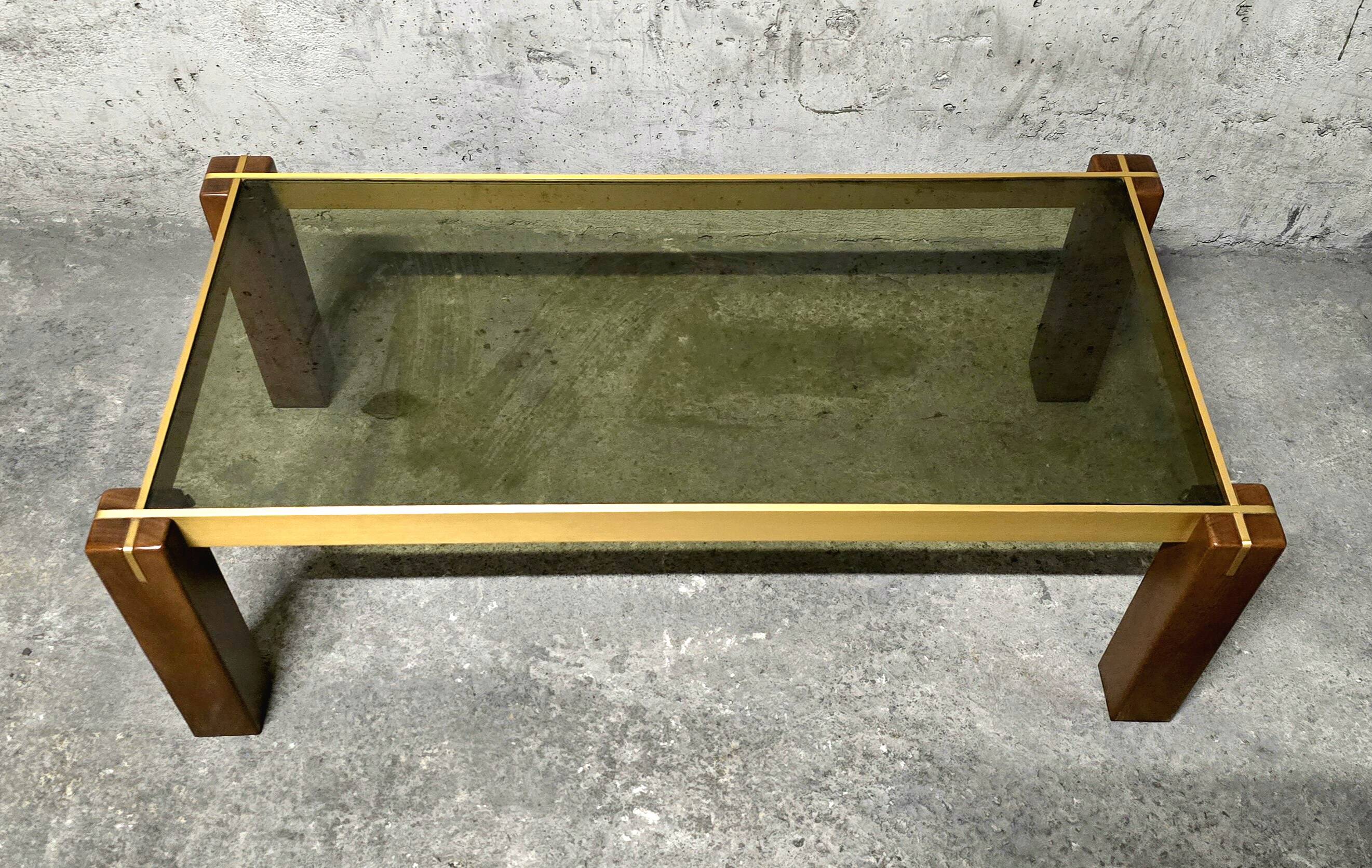 Vintage coffee table by Renato Polidori 1970