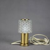 Glass Table Lamp by Kamenicky Senov, Czechoslovakia, 1970s