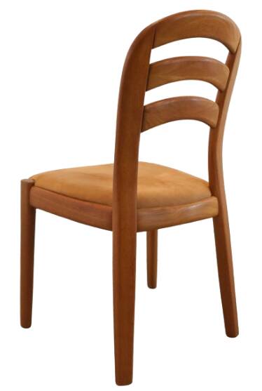 Set van 4 Glostrup eetkamerstoelen 'Gronsalen'