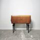80s Italian Nightstand with Glass top