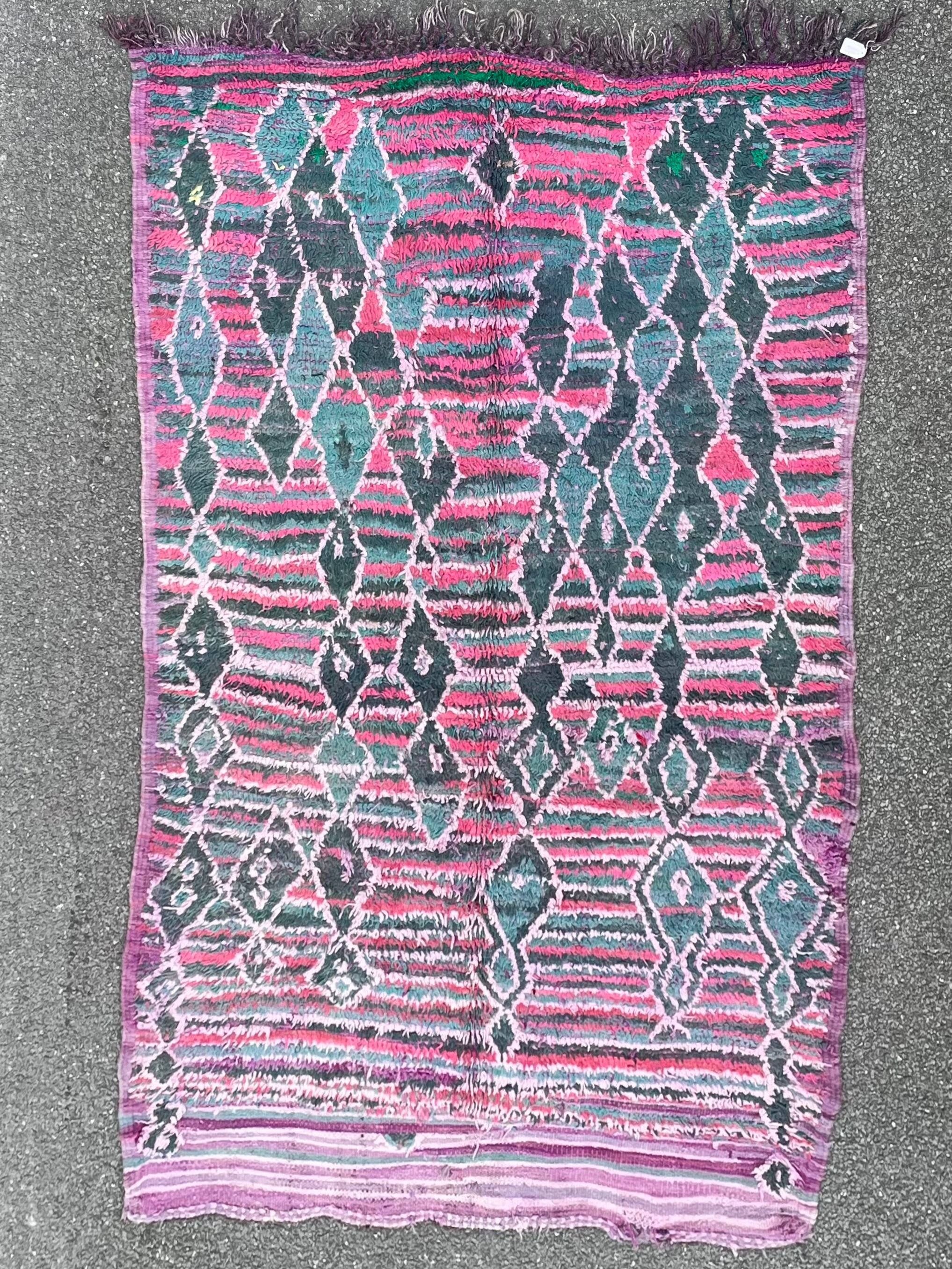 Rug berber boujaad vintage 170x320 cm