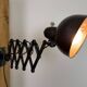 Black Industrial Bauhaus Scissor Wall Lamp from Kaiser Idell, 1930s