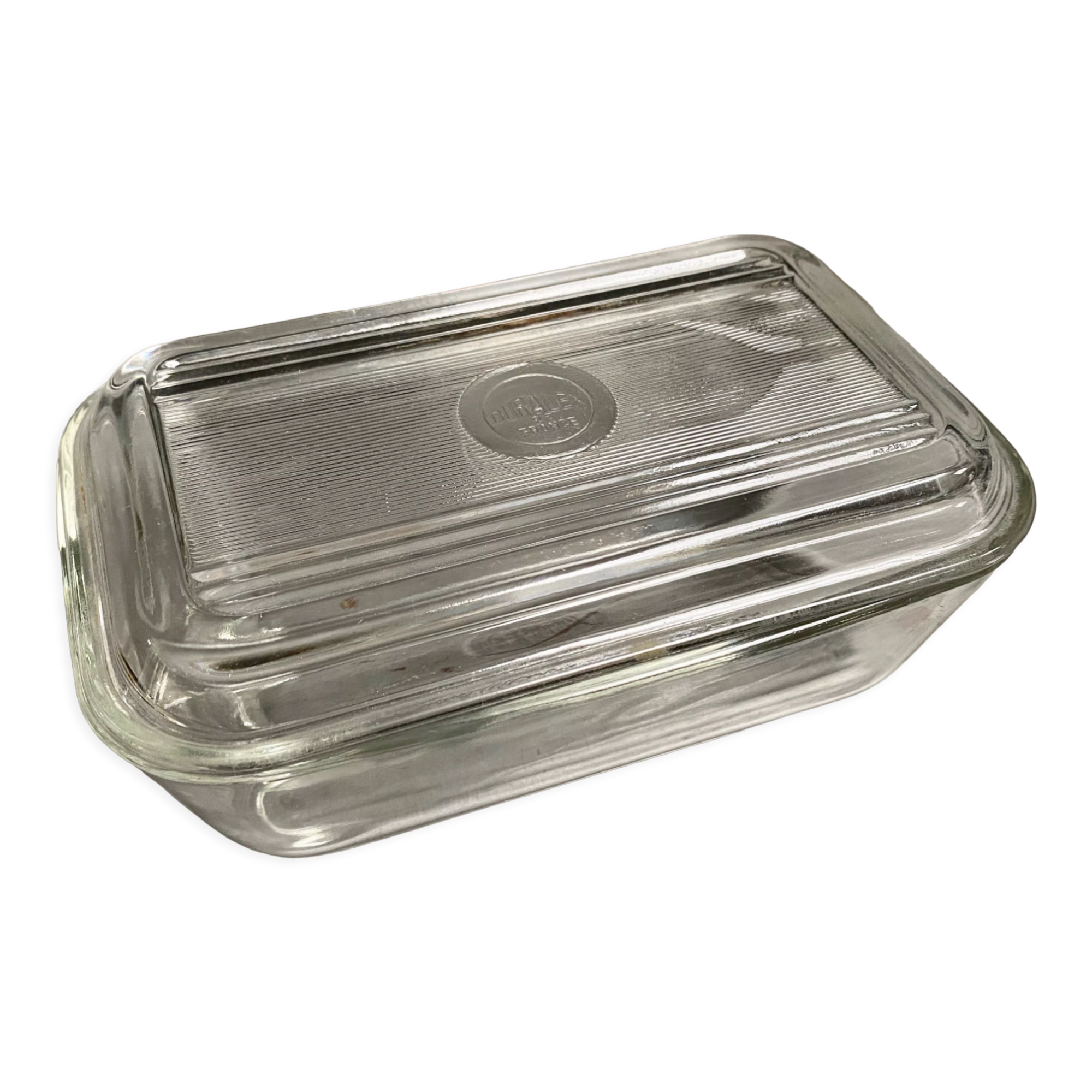 Duralex butter dish