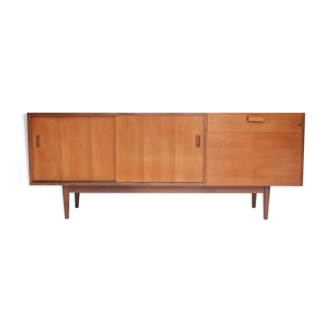 Scandinavian row, opening on the plateau, 50 60 vintage