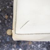 Chaises en fer et laiton attribuées à Luigi Caccia Dominioni, Italie années 1960