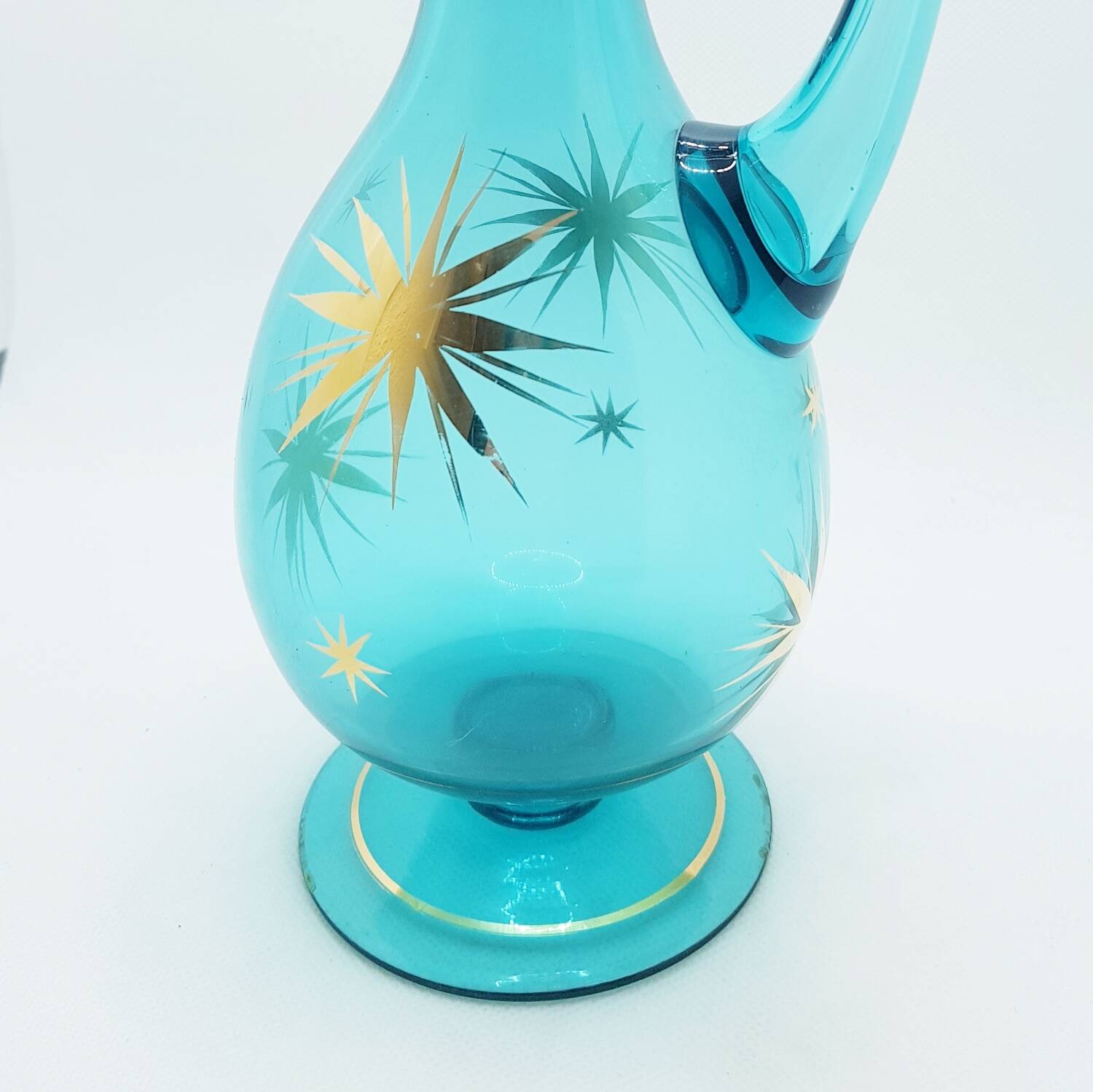 Grande carafe étoilée du milieu du siècle