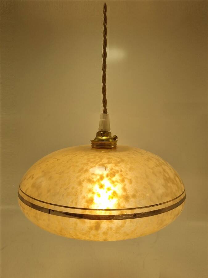 Trio of pink suspensions