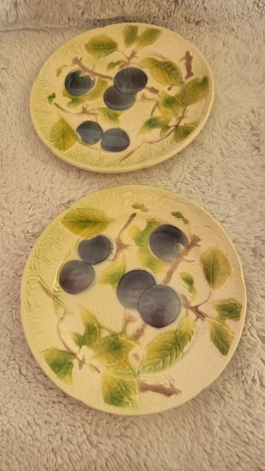 5 St Clément barbotine plates
