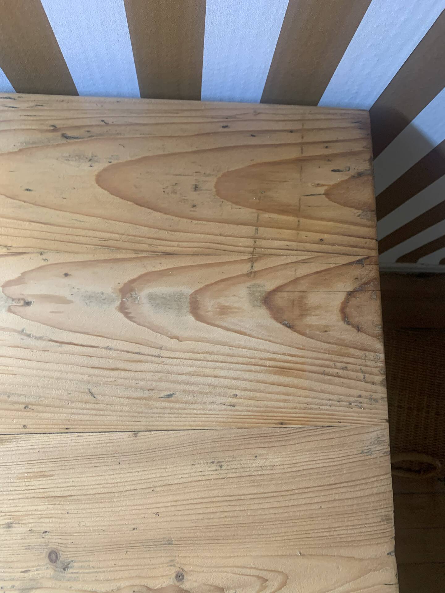 Bureau en bois massif, 1 tiroir