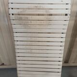 Paire de fauteuils aluminium années 50 60 lanières plastiques établissements Thonet