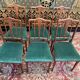 Suite of 6 ADAM style English chairs