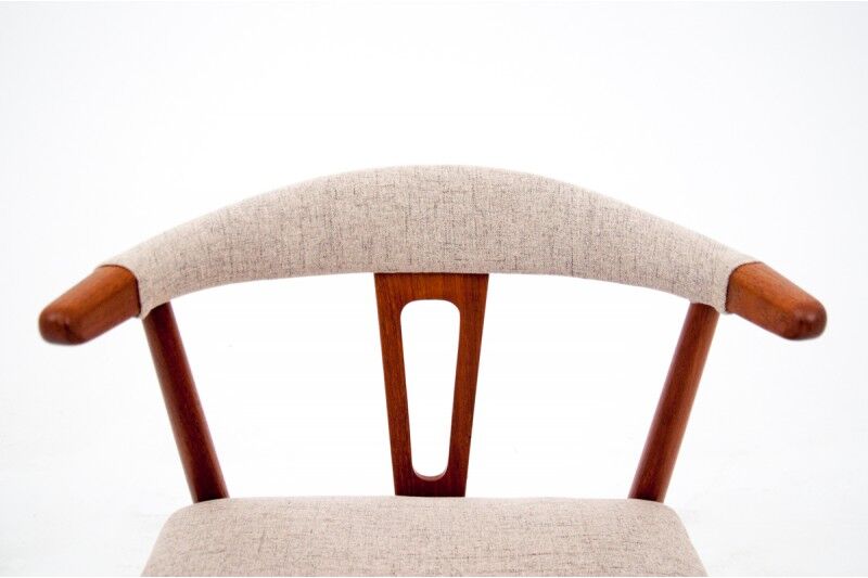 Two teak chairs, Danish design, 1960s